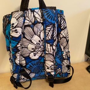 Quilted Vera Bradley backpack retired print